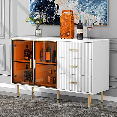 Merax Modern Sideboard，buffet Cabinet