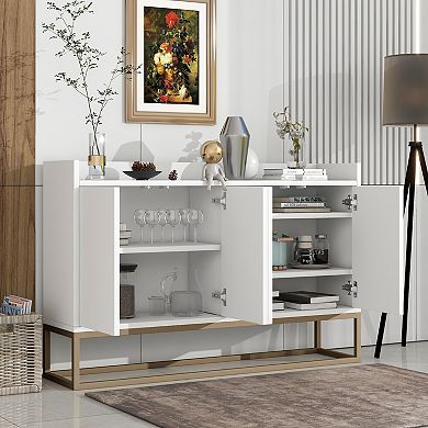 Merax Modern Sideboard Elegant Buffet Cabinet With Large Storage Space For Dining Room, Entryway