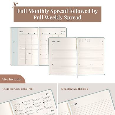 Rileys & Co 2025 Weekly Planner - Premium Annual Weekly & Monthly Agenda Planner, Jan - Dec 2025