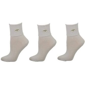 Classic Ribbed Single Cuff Pima Cotton 3 Pairs School Uniform Socks