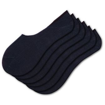 Performance Combed Cotton Invisible Socks With Silicone 3 Pair Pack