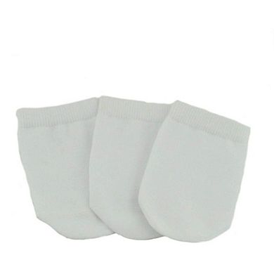 Pedi-pocket No Show Seamless Toe Socks 3 Pair Pack