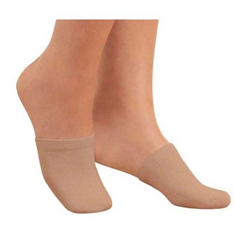 Pedi-pocket No Show Seamless Toe Socks 3 Pair Pack