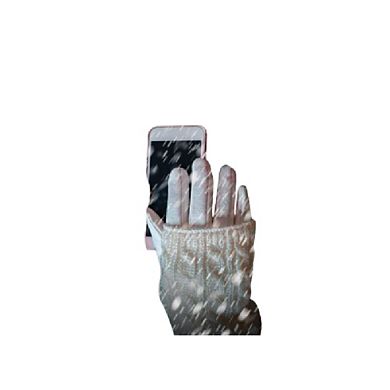 Women's Touch Screen Texting Gloves In Cable Knit And Furry Lining Comfort For Your Hands