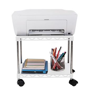 Zbrands Printer Stand, Printer Cart, Under Desk Printer Stand