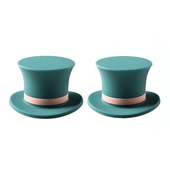 Wine Stopper Green Magic Top Hat 2 Pack