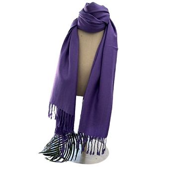 Unisex Elegant Scarf Or Wrap, Lightweight Scarf Or Shoulder Wrap, In Jewel Tones