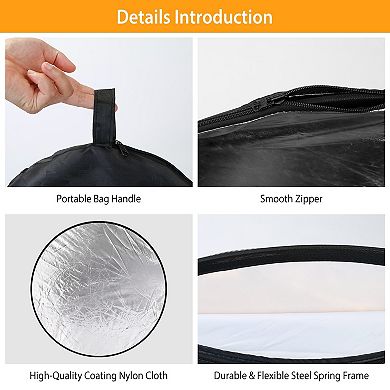 5-in-1 Collapsible Disc Set With Storage Bag And Holder Clip