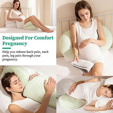 Adjustable Support Maternity Pillow Soft Pregnancy Pillows For Side Sleepers