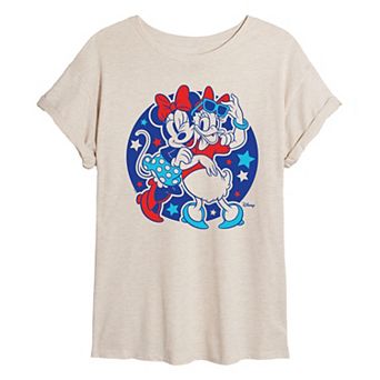 Disney's Minnie Mouse & Daisy Duck Americana Oversized Tee