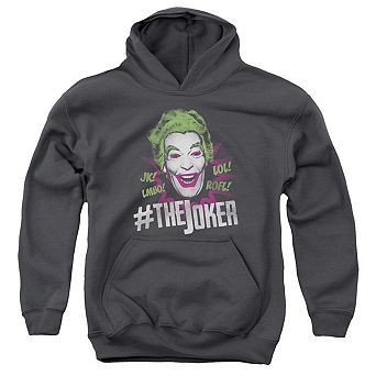 Batman Classic Tv Joker Youth Pull Over Hoodie