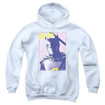 Batman Classic Tv Wayne 80s Youth Pull Over Hoodie
