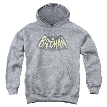 Batman Classic Tv Show Logo Youth Pull Over Hoodie