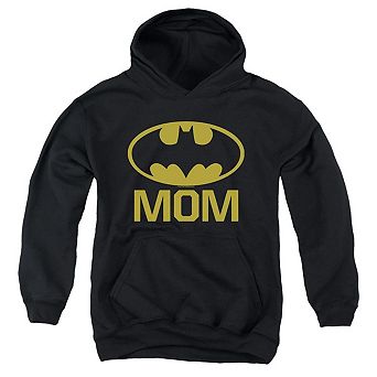 Batman Bat Mom Youth Pull Over Hoodie