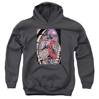 Batman Harley First Youth Pull Over Hoodie