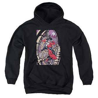 Batman Harley First Youth Pull Over Hoodie