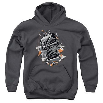 Batman V Superman Bat Head Tech Youth Pull Over Hoodie