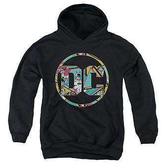 Batman 80s Bat Logo Youth Pull Over Hoodie