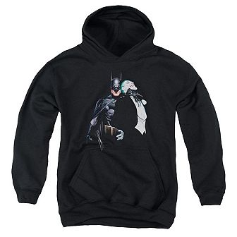 Batman Joker Choke Youth Pull Over Hoodie