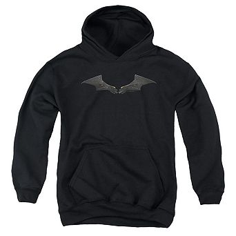 The Batman (2022) Chest Logo Youth Pull Over Hoodie
