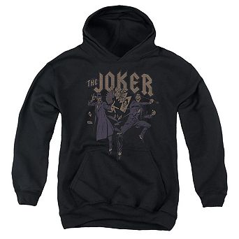 Batman Joker Duo Youth Pull Over Hoodie