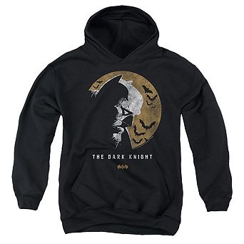 Batman Dark Knight Moon Youth Pull Over Hoodie