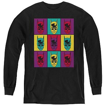 Batman Warhol Batman Youth Long Sleeve Sweatshirt