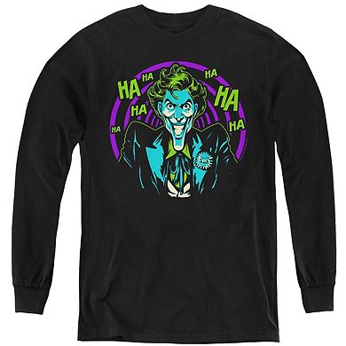 Batman Hahaha Youth Long Sleeve Sweatshirt