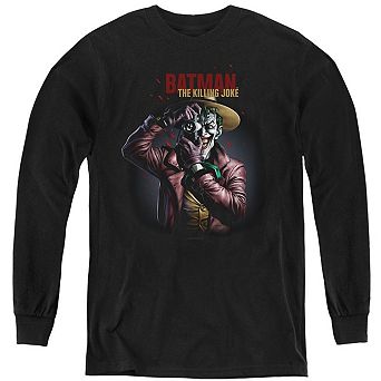 Batman Killing Joke Camera Youth Long Sleeve Sweatshirt