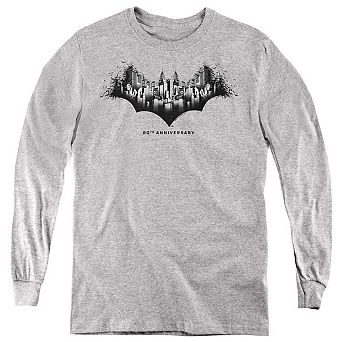 Batman Gotham Shield Youth Long Sleeve Sweatshirt