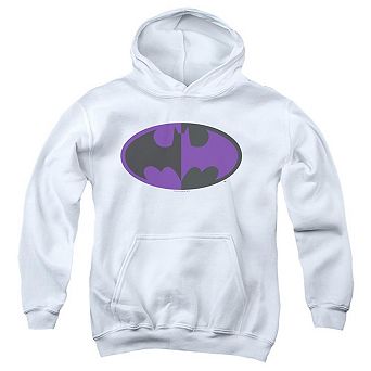 Batman Split Symbol Youth Pull Over Hoodie