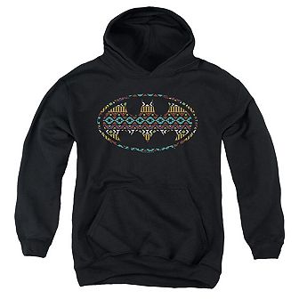 Batman Ancient Fill Youth Pull Over Hoodie