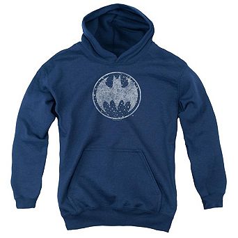 Batman Starry Night Shield Youth Pull Over Hoodie