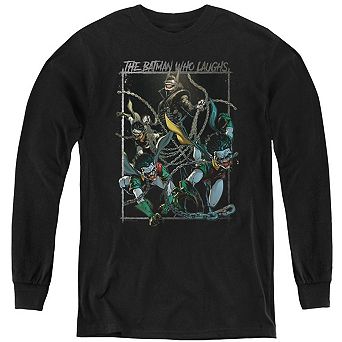 Batman Who Laughs Youth Long Sleeve Sweatshirt