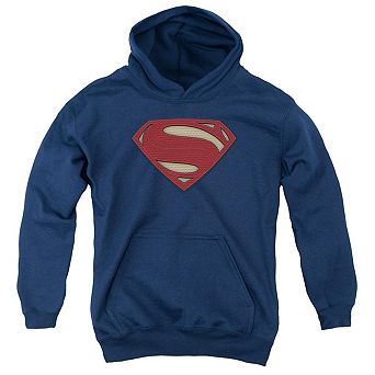 Batman V Superman Super Movie Logo Youth Pull Over Hoodie