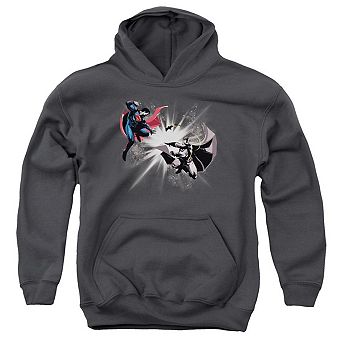 Batman V Superman Fight Burst Youth Pull Over Hoodie