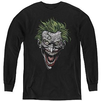 Batman Joker Youth Long Sleeve Sweatshirt