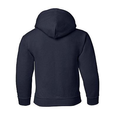 Batman Vintage Bat Logo On Navy Youth Pull Over Hoodie