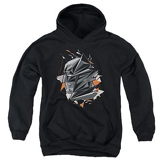 Batman V Superman Bat Head Tech Youth Pull Over Hoodie