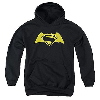 Batman V Superman Simple Logo Youth Pull Over Hoodie