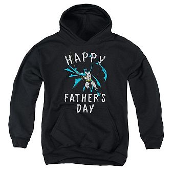 Batman Fathers Day Youth Pull Over Hoodie
