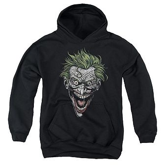 Batman Joker Youth Pull Over Hoodie