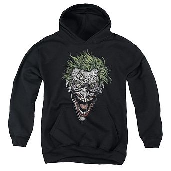 Batman Joker Youth Pull Over Hoodie
