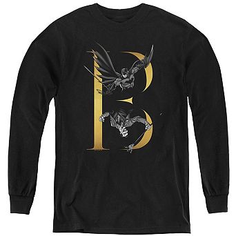 Batman B Youth Long Sleeve Sweatshirt