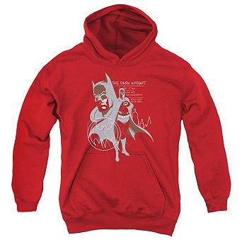 Batman Lean And Muscular Youth Pull Over Hoodie