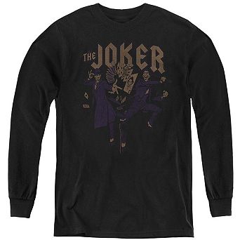 Batman Joker Duo Youth Long Sleeve Sweatshirt