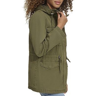 Women's Levi's Lightweight Hooded Anorak Military Jacket