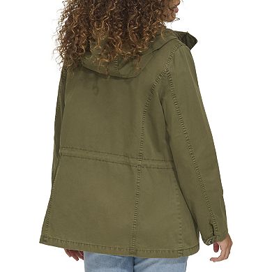 Women's Levi's Lightweight Hooded Anorak Military Jacket