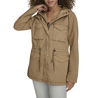 Women's Levi's® Lightweight Hooded Anorak Military Jacket
