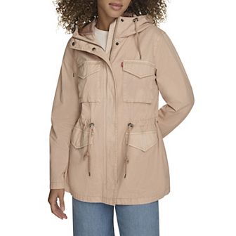 Women's Levi's® Lightweight Hooded Anorak Military Jacket